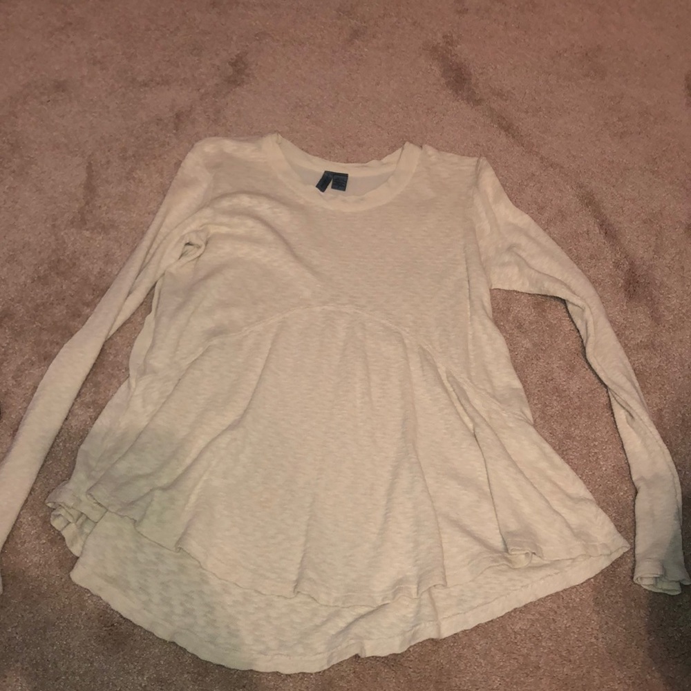 Cream colored blouse